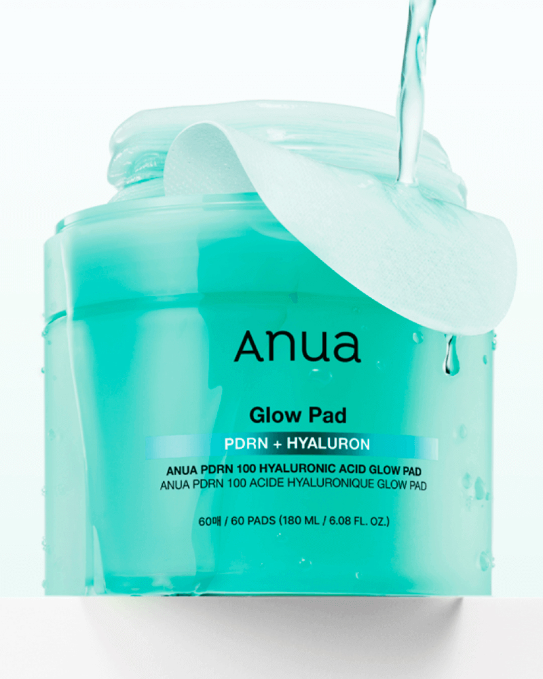 Anua PDRN 100 Hyaluronic Acid Glow Pad, 180 мл