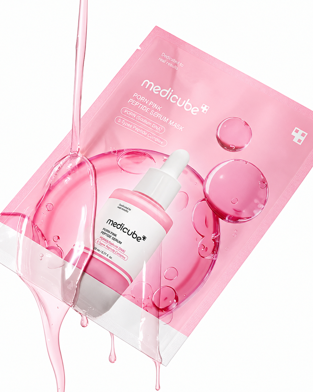Medicube PDRN Pink Peptide Serum Mask