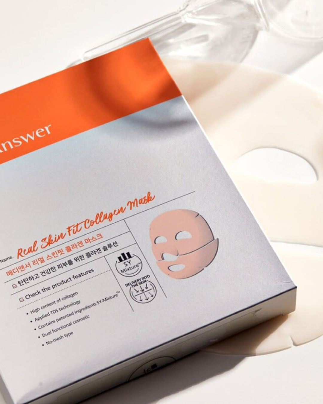 MediAnswer Real Skin Fit Collagen Mask, 35г