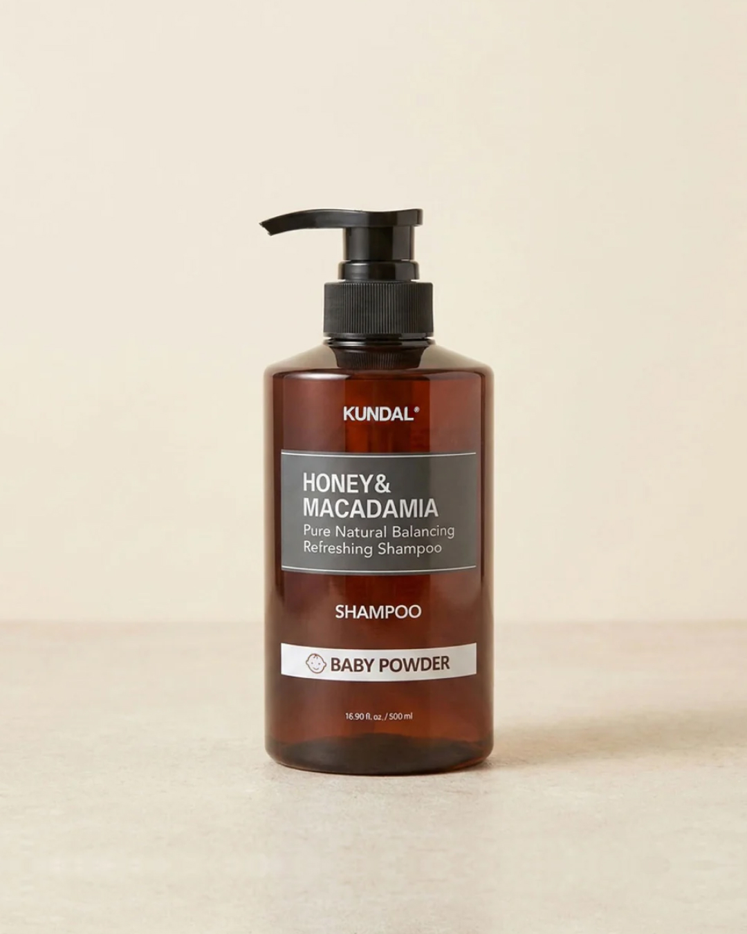 Kundal Honey & Macadamia Shampoo Baby Powder, 500 мл