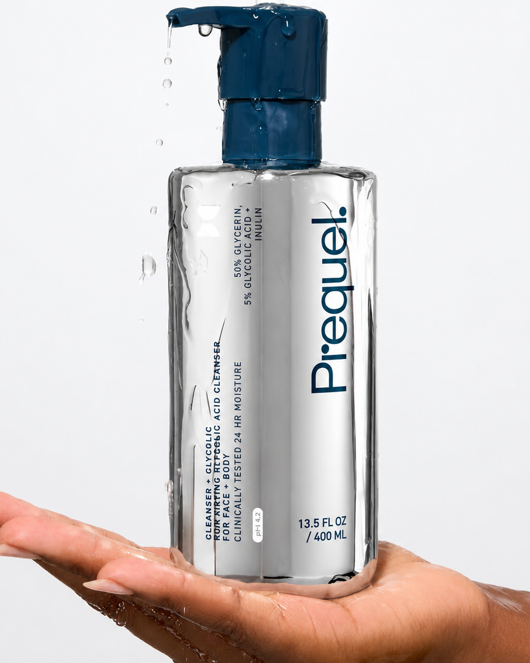 Prequel Non-Drying Glycolic Acid Cleanser, 400 мл