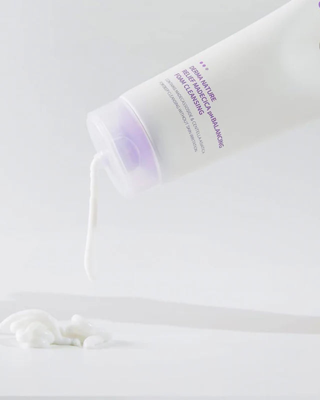 Celimax Derma Nature Relief Madecica pH Balancing Foam Cleansing