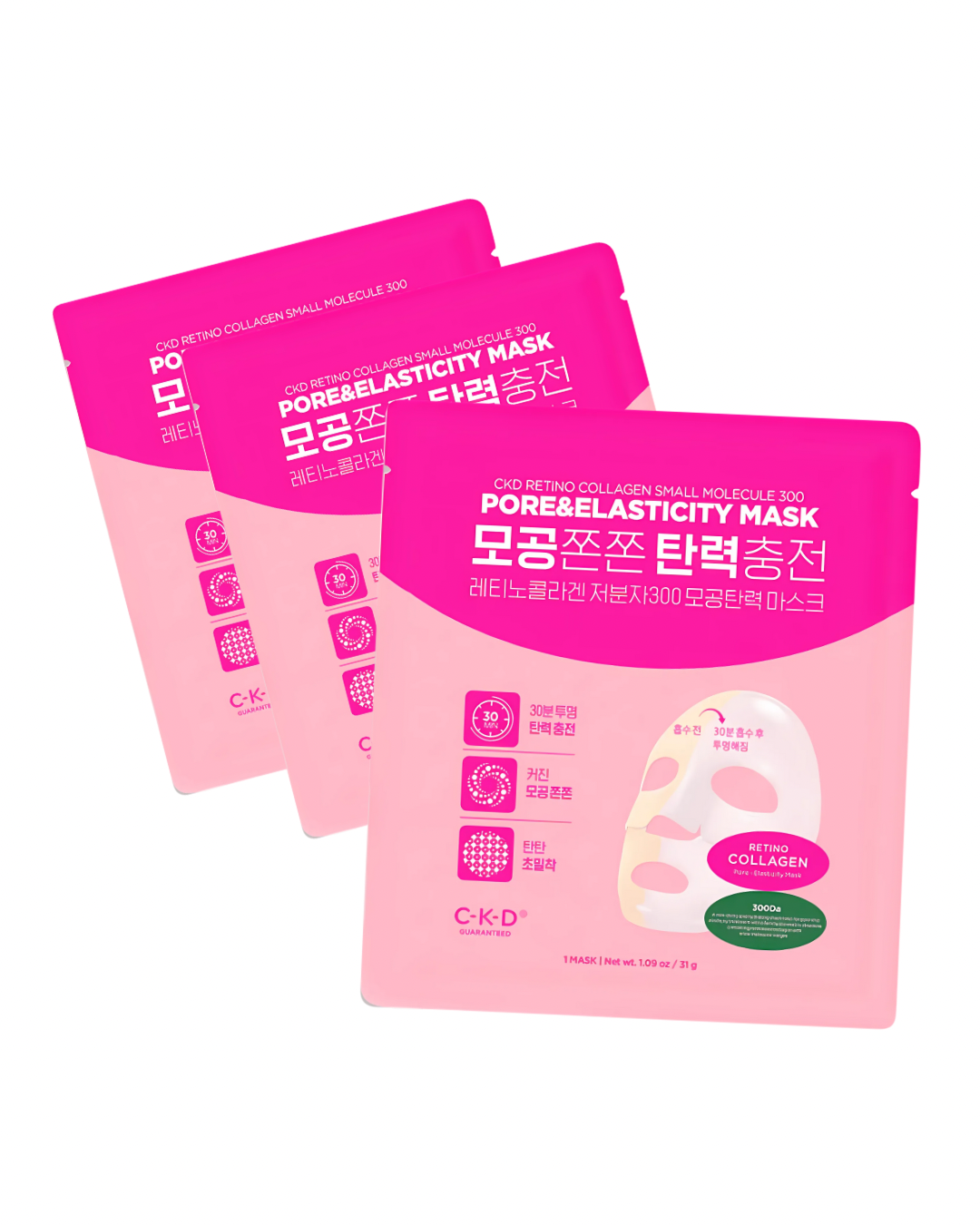 CKD Retino Collagen Small Molecule 300 Pore & Elasticity Mask