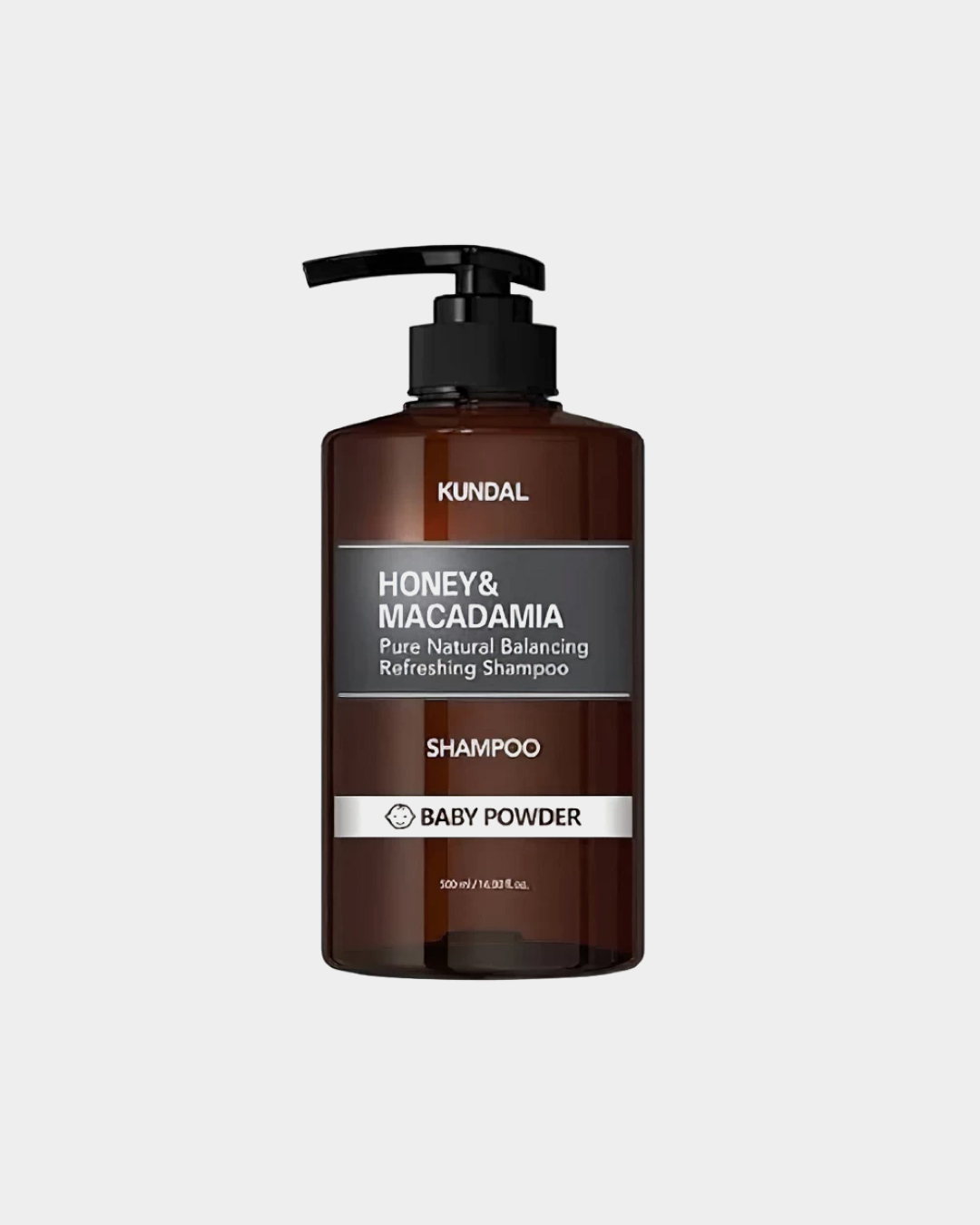 Kundal Honey & Macadamia Shampoo Baby Powder, 500 мл