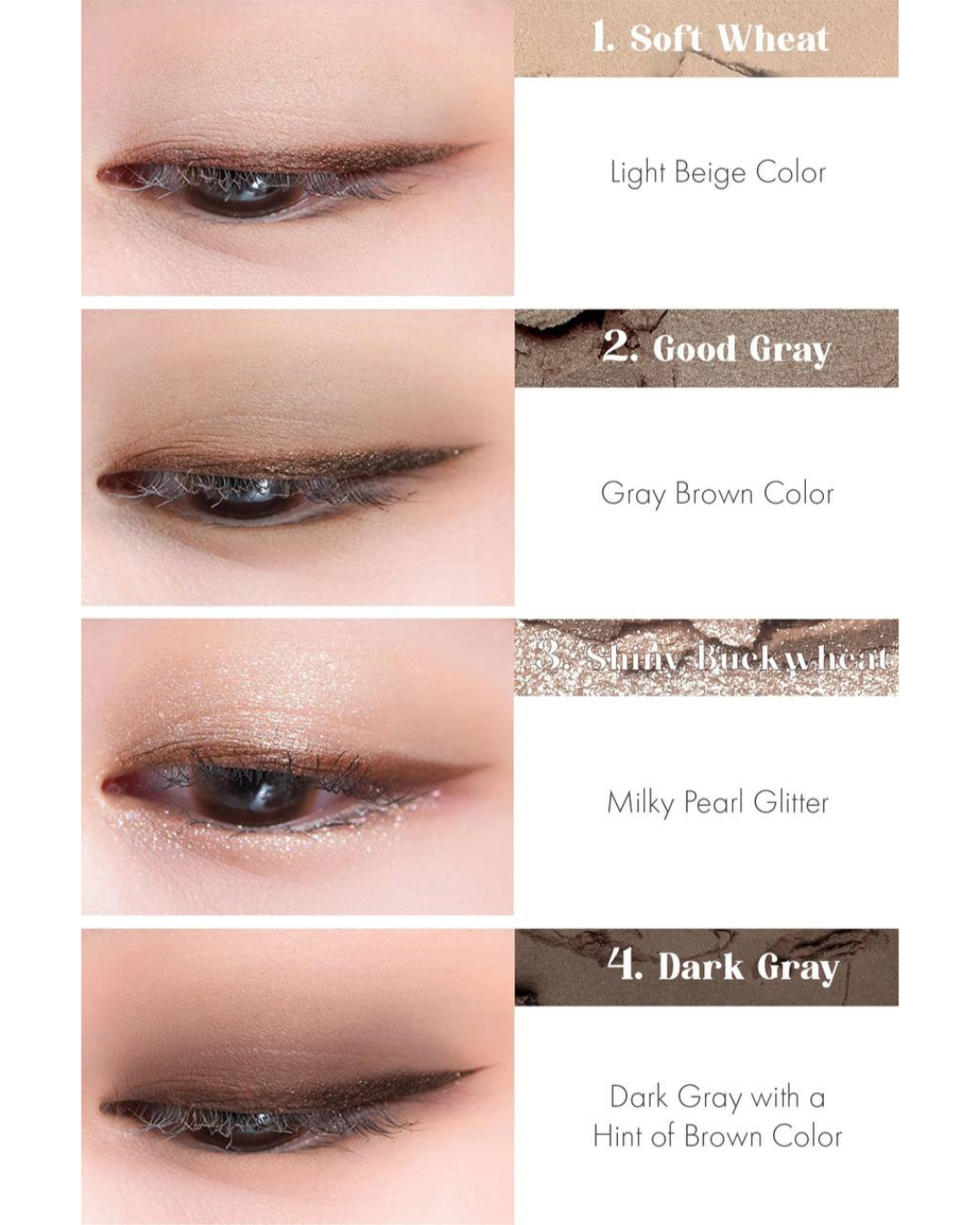 Rom&Nd Eye Shadow M02 Dry Buckwheat Flower 