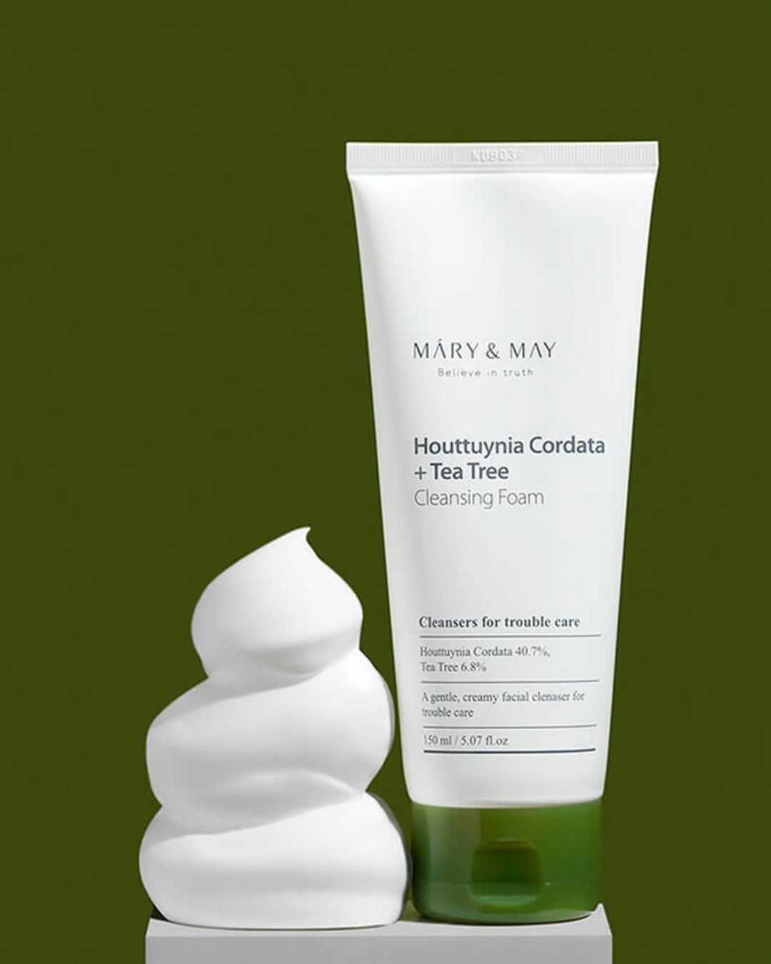 Mary&May Houttuynia Cordata + Tea Tree Cleansing Foam
