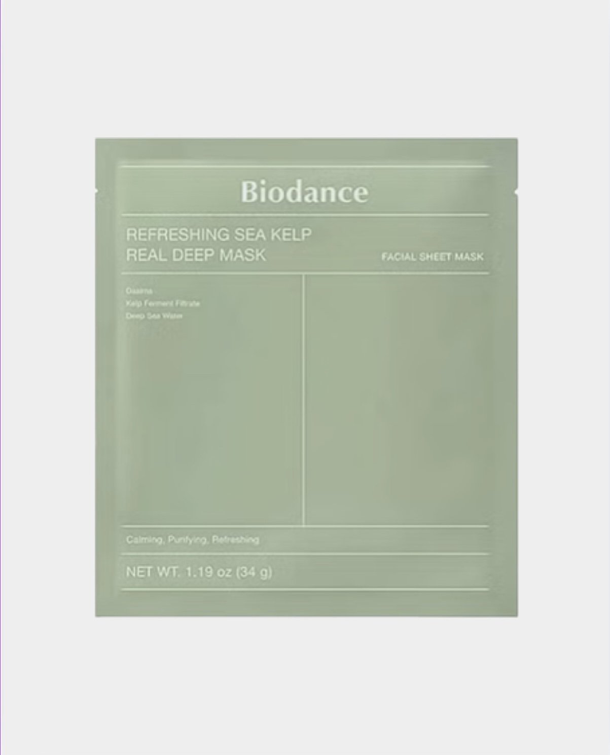 Biodance Refreshing Sea Kelp Real Deep Mask