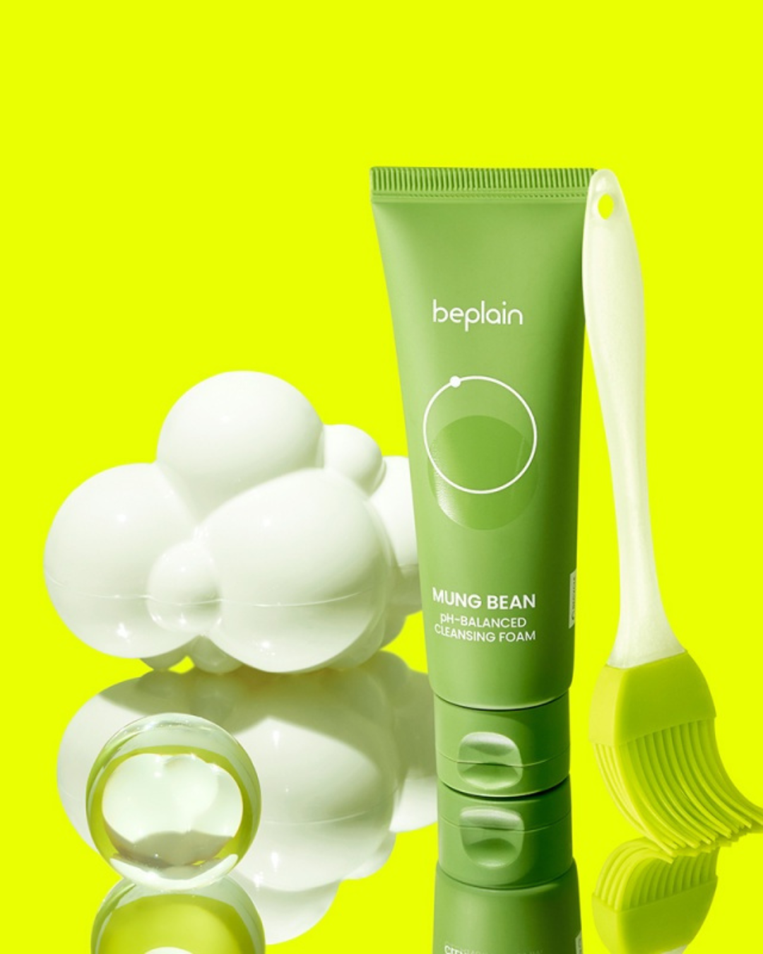 Beplain Mung Bean pH-Balanced Cleansing Foam 80 ml