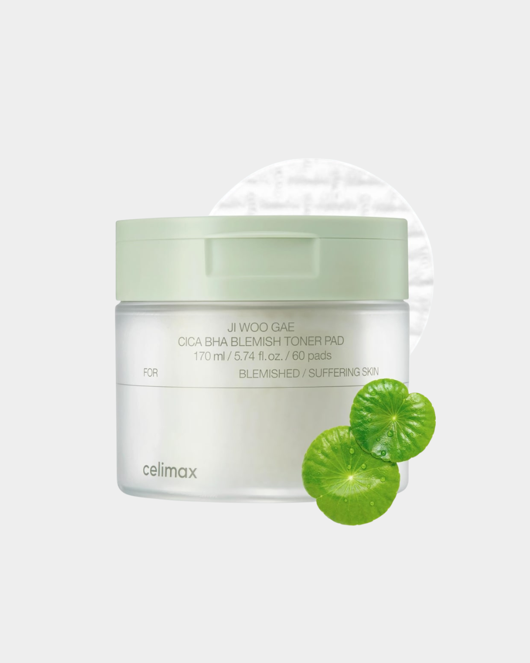 Celimax Ji Woo Gae Cica BHA Blemish Toner Pad 170 ml