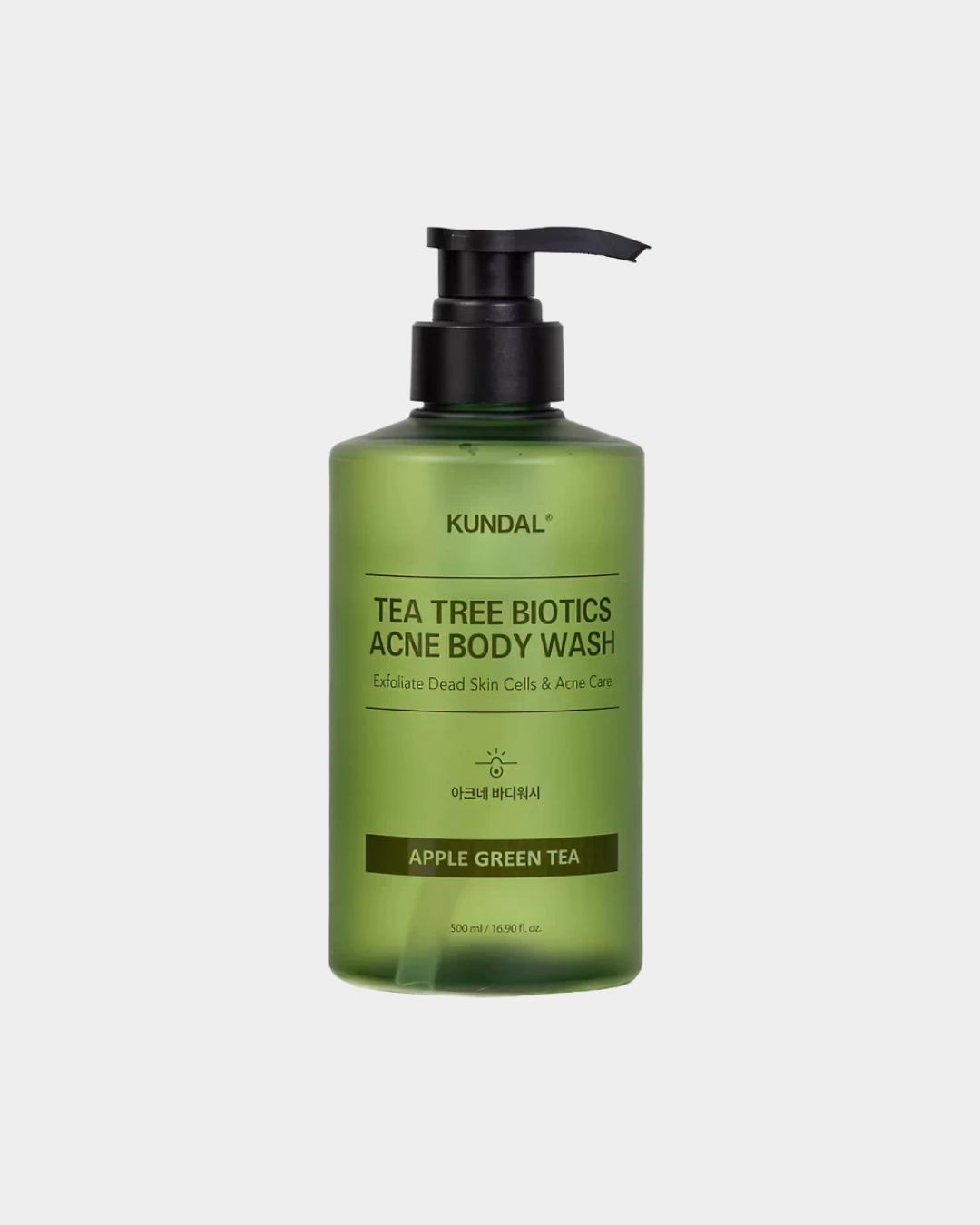 Kundal Tea Tree Biotics Acne Body Wash Apple Green Tea, 500 ml