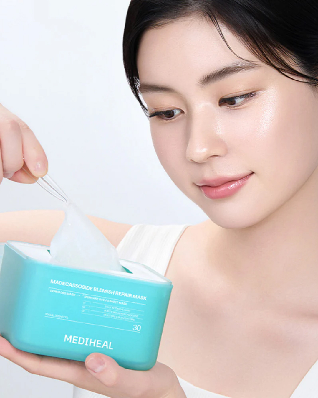Mediheal Derma 365 Madecassoside Blemish Repair Mask, 350мл (30шт)