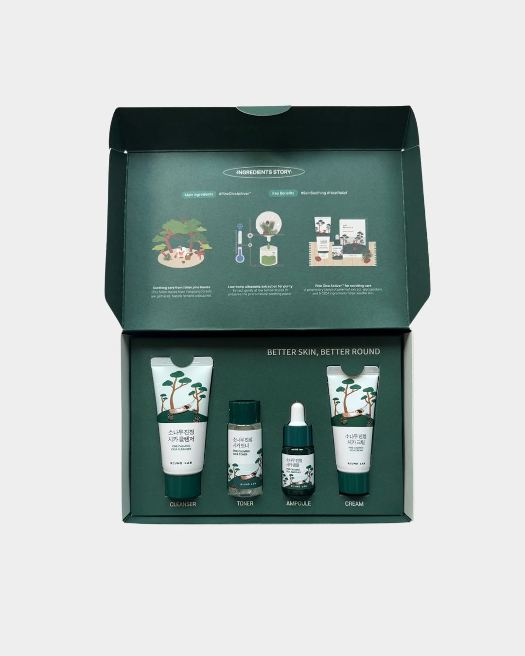 Round Lab Pine Calming Cica Trial Kit