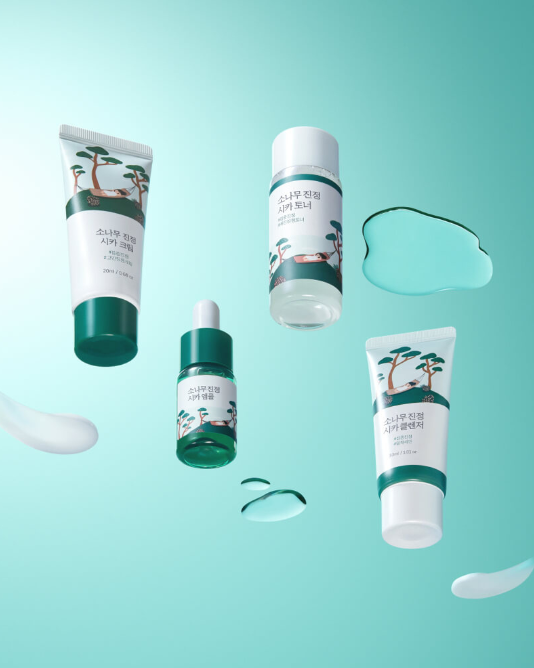 Round Lab Pine Calming Cica Trial Kit